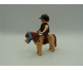 Playmobil - enfant sur poney