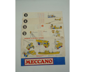 Meccano - lot notice  2, 3,...