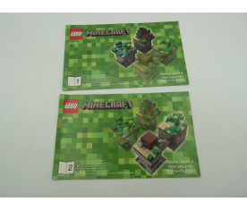 Notice Lego Minecraft 21102...