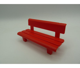 Playmobil - banc rouge