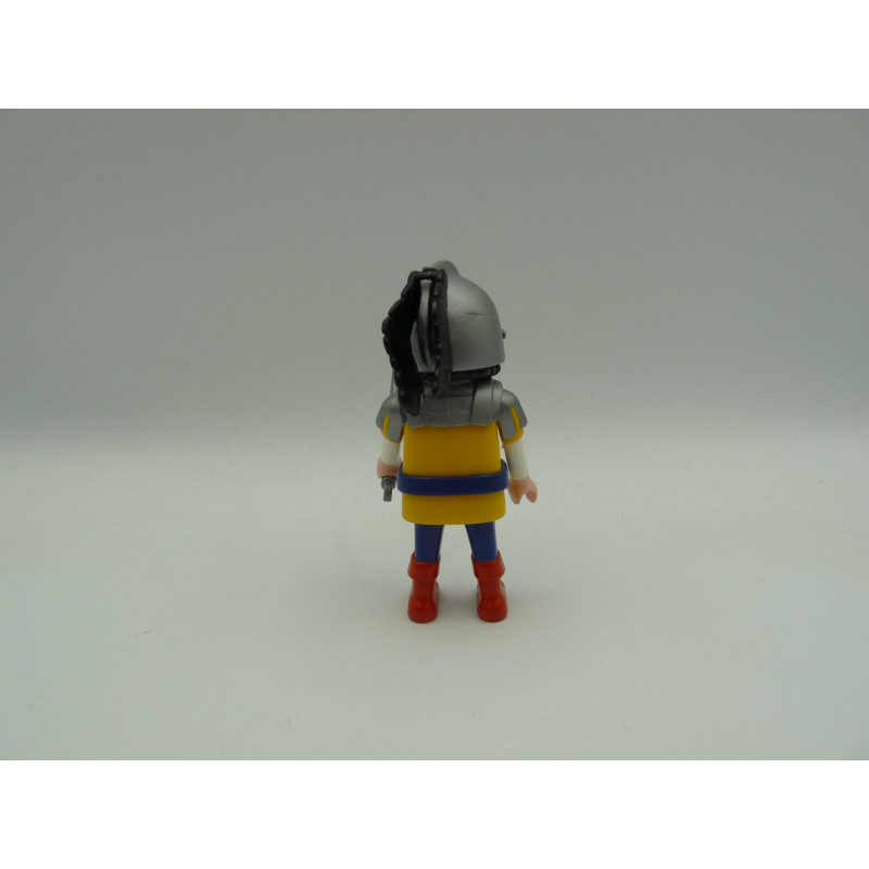 Playmobil Chevalier Blason Jaune Bleu