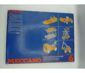 Meccano boite bleu n° 6...