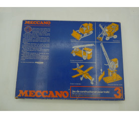 Meccano boite bleu n° 3...