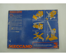 Meccano boite bleu n° 3...