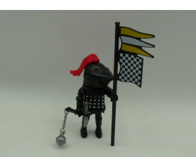 Playmobil chevalier damier