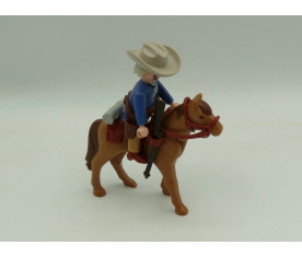 Playmobil - sheriff a cheval