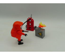 Playmobil - pompier avec...