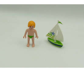 Playmobil - enfant plage