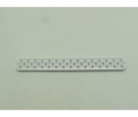 Meccano - plaque 2x15 blanc...